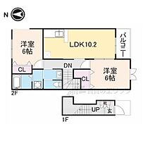 滋賀県長浜市宮司町（賃貸アパート2LDK・2階・57.02㎡） その1