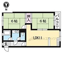 滋賀県大津市桜野町２丁目（賃貸アパート2LDK・2階・47.20㎡） その2