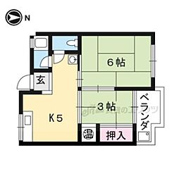 間取図画像 2DK
