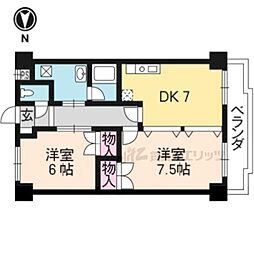 間取図画像 2DK