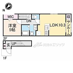 Sunny 1LDKの間取図画像