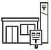周辺：中舞鶴郵便局（338m）