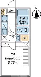 日野2丁目新築アパート(仮) 1Kの間取図画像