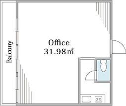 曙マンション ワンルームの間取図画像