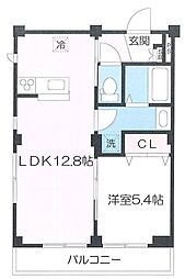 メゾンサンパ 1LDKの間取図画像