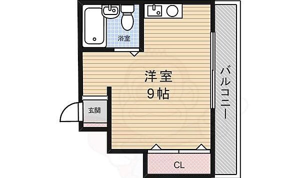 大阪府池田市石橋３丁目(賃貸マンション1R・2階・23.00㎡)の写真 その2