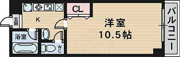 大阪府豊中市東寺内町(賃貸マンション1K・2階・32.00㎡)の写真 その2