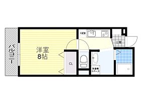 大阪府豊中市岡町（賃貸マンション1K・3階・25.07㎡） その2