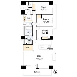 間取図画像 3LDK