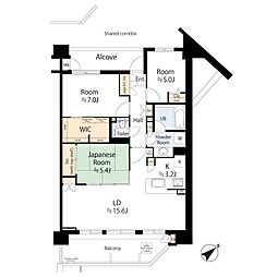 間取図画像 3LDK