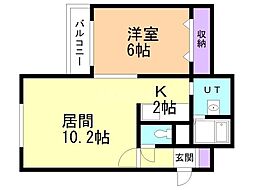間取図画像 1LDK
