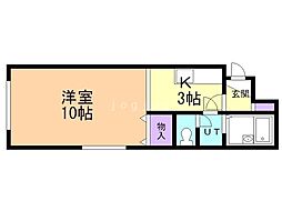 TDKビル ワンルームの間取図画像