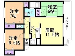 間取図画像 3LDK