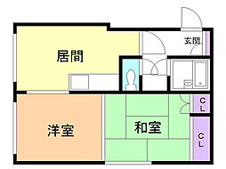 間取図画像 2DK