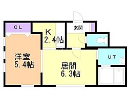 間取図画像 1LDK