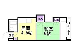 間取図画像 1DK