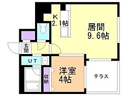 間取図画像 1LDK