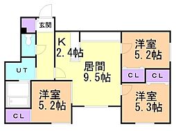 間取図画像 3LDK