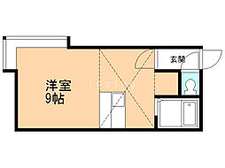 ベティハイム ワンルームの間取図画像