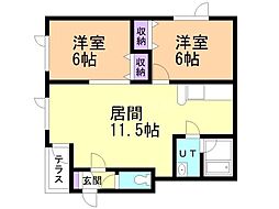 サウスヴィラB棟 1階/102