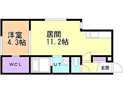 間取図画像 1LDK
