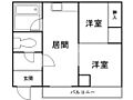 平岸クラウンハイツ3階3.1万円