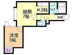 間取図画像 1LDK
