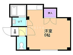 ソシアルビレッヂ ワンルームの間取図画像