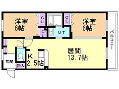 物件の間取り