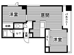 G・セニー学園の杜 2LDKの間取図画像