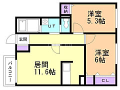 物件の間取り
