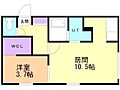 Tierra南平岸1階5.2万円