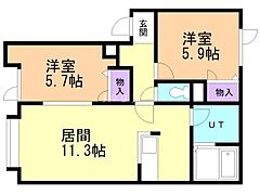 物件の間取り