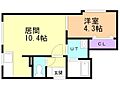 ALPHA平岸3階6.2万円