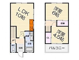 大阪府高石市千代田4丁目（賃貸一戸建2LDK・1階・50.73㎡） その2