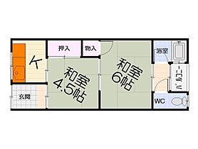 大阪府堺市西区上（賃貸アパート2K・2階・30.00㎡） その2