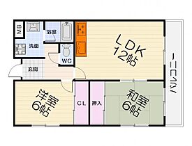 大阪府高石市東羽衣1丁目（賃貸マンション2LDK・3階・53.00㎡） その2