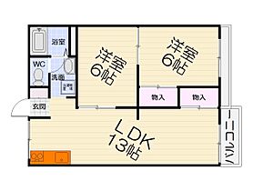 大阪府堺市中区東山（賃貸アパート2LDK・2階・45.00㎡） その2