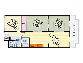 大阪府高石市西取石1丁目（賃貸マンション3LDK・3階・68.60㎡） その2