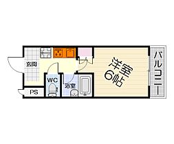 大阪府和泉市寺門町1丁目（賃貸マンション1K・3階・20.00㎡） その2