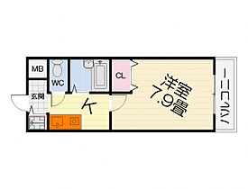 大阪府堺市中区東山（賃貸マンション1K・1階・24.30㎡） その2