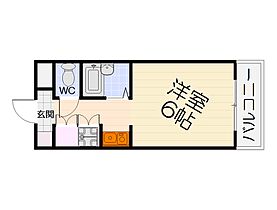 大阪府泉大津市森町2丁目（賃貸マンション1K・3階・20.28㎡） その2