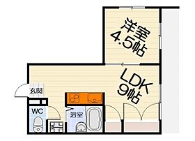 大阪府泉大津市旭町（賃貸マンション1LDK・1階・36.43㎡） その2