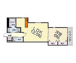 大阪府高石市東羽衣5丁目（賃貸アパート1LDK・1階・45.15㎡） その2