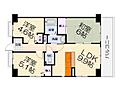 サバービア泉大津6階5.8万円