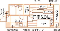 間取図画像 1K