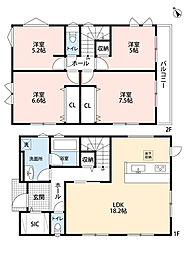 福津市手光1期 2号棟 新築戸建