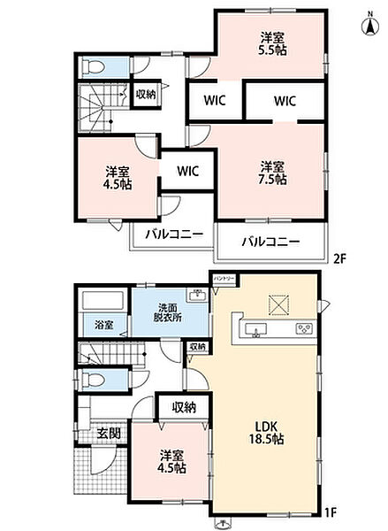 間取りを拡大表示