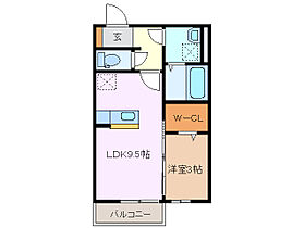 三重県四日市市尾平町（賃貸アパート1LDK・2階・33.39㎡） その2