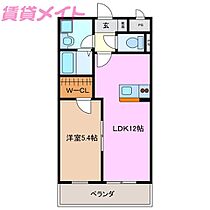 三重県三重郡菰野町大字竹成（賃貸マンション1LDK・4階・40.80㎡） その2